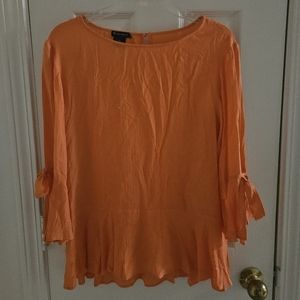 New Directions Orange Blouse